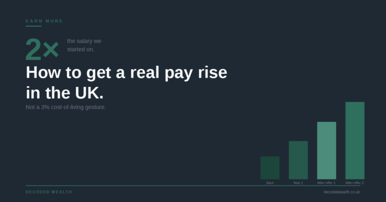 How to Get a Real Pay Rise in the UK (Not a 3% Gesture)